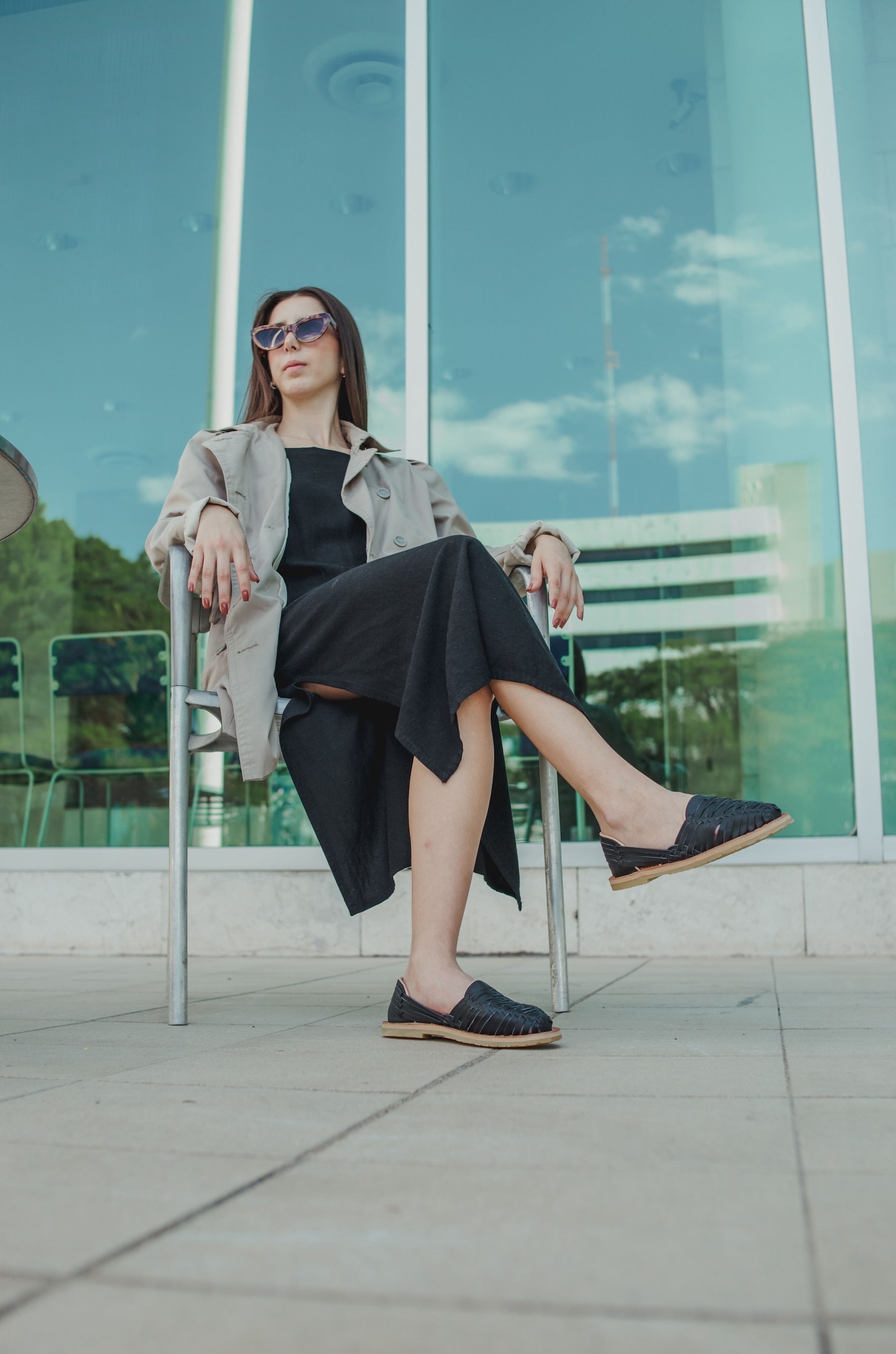 Black huraches women clearance